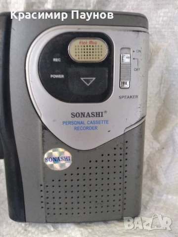 Радио ,,SHARP ,,и записващ уокмен ,,SONASHI,, made in Japan.,, За части . Двете за 40 лв., снимка 10 - Радиокасетофони, транзистори - 50564736