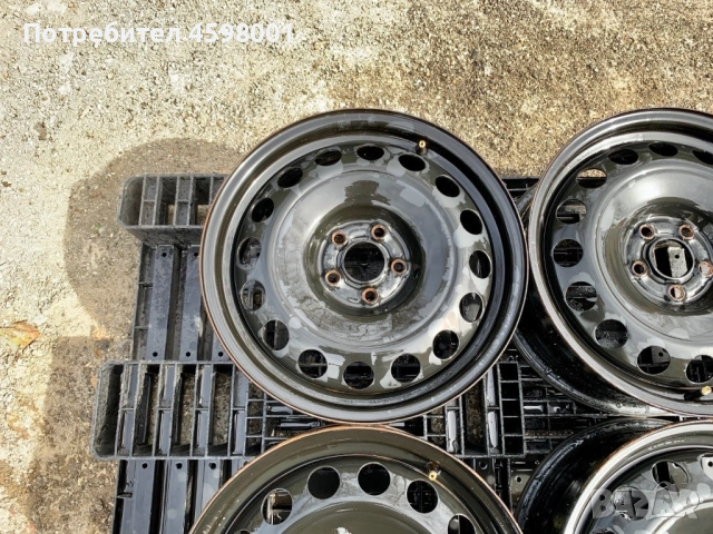 4бр.Оригинални железни джанти 16цола ET50 5x112 за Vw,Audi,Seat,Skodа, снимка 7 - Гуми и джанти - 53061607