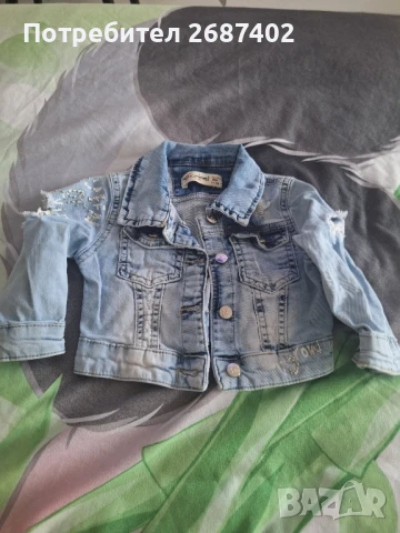 Бебешко яке-деним 