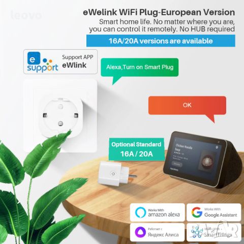 Wi-Fi Smart контакти Tuya и eWeLink. 16A и 20А. Българско упътване, снимка 13 - Друга електроника - 44421655