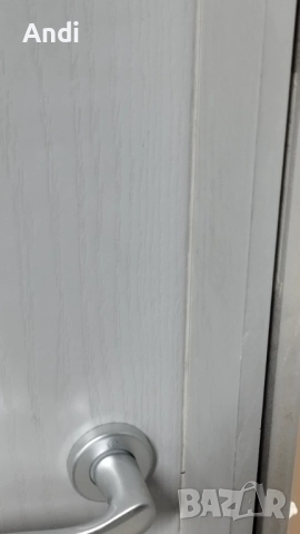 Врата интериорна  с каса брава  дръжки и ключ  90/214см дясна, снимка 4 - Дограми - 52769348