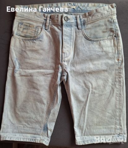 Мъжки дънкови панталонки, снимка 2 - Къси панталони - 45300825