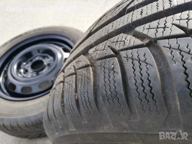 Зимни гуми с джанти 185/65/15' 5х114,3, снимка 5 - Гуми и джанти - 52558198