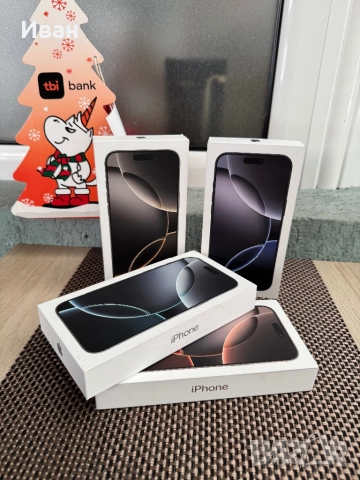 83лв /м*iPhone 16 pro max* НЕРАЗПЕЧАТАН 16 про макс