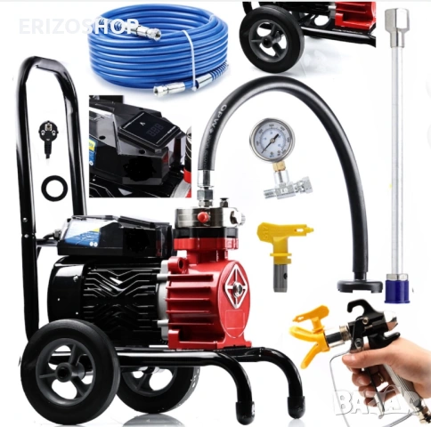 18 л/мин.3500 W. Машина за безвъздушно боядисване R 1100