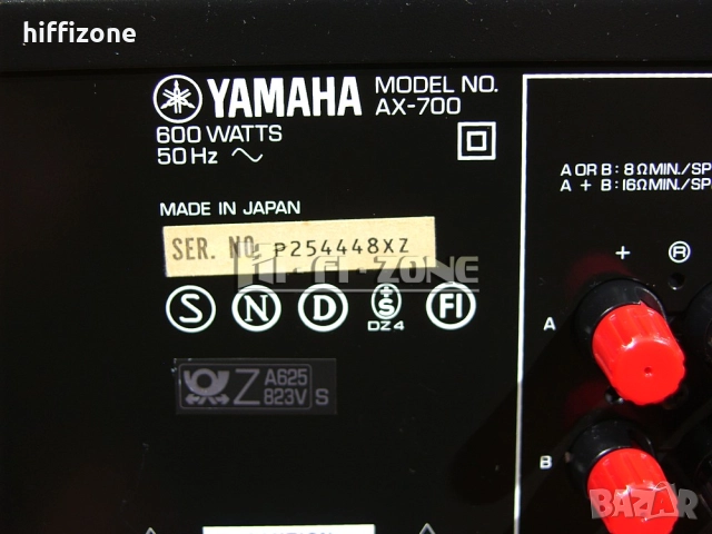 Усилвател   Yamaha ax-700 /4 , снимка 9 - Ресийвъри, усилватели, смесителни пултове - 51595031