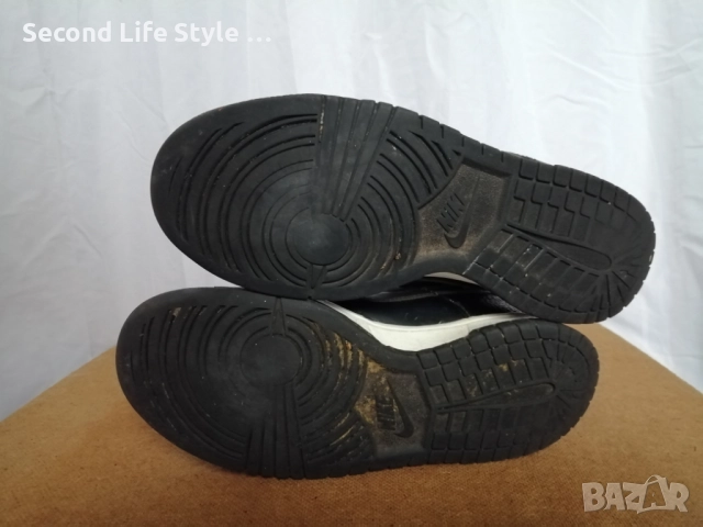 Номер 38 дамски кецове Nike Dunk Low Black Chrome Diamond Panda, снимка 5 - Кецове - 52877852
