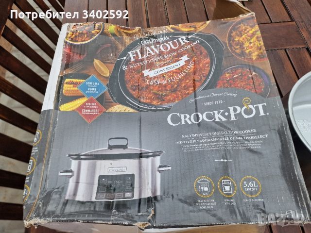 Уред за бавно готвене-Crock-Pot, снимка 3 - Кухненски роботи - 45319957