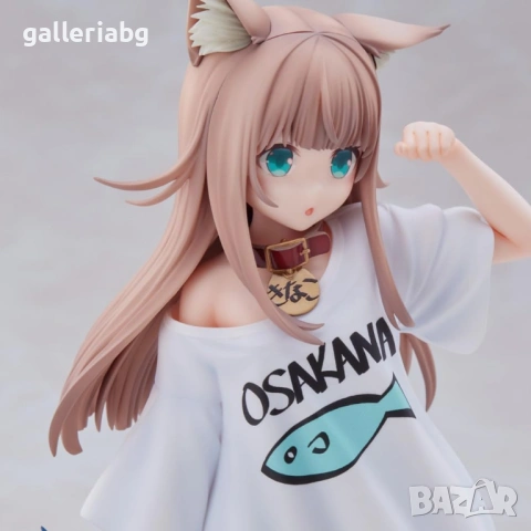 Anime Cat Girl Kinako фигура 21см колекционерска, снимка 2 - Колекции - 53940857