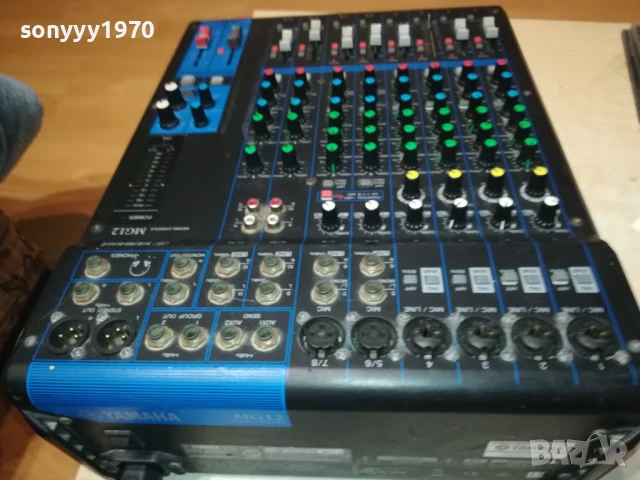 YAMAHA MG12 MIXING CONSOLE-1207252055, снимка 3 - Ресийвъри, усилватели, смесителни пултове - 51000406