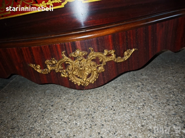 Антикварен шкаф стил Bulle, снимка 7 - Шкафове - 51951403