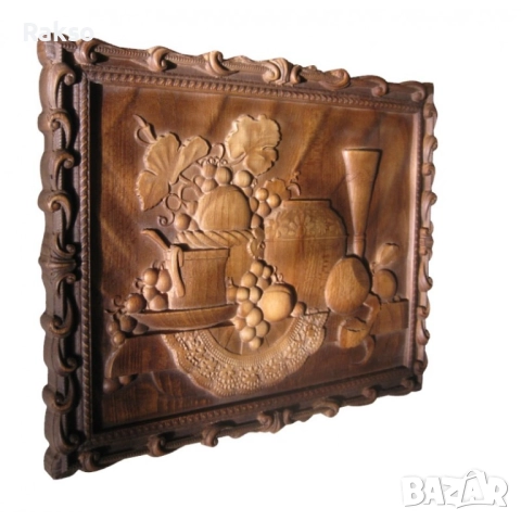 Дърворезба "Натюрморт", снимка 3 - Пана - 52834621