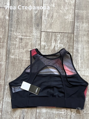 Ново с етикета оригинално спортно  бюстие Adidas Адидас , снимка 2 - Корсети, бюстиета, топове - 51701654