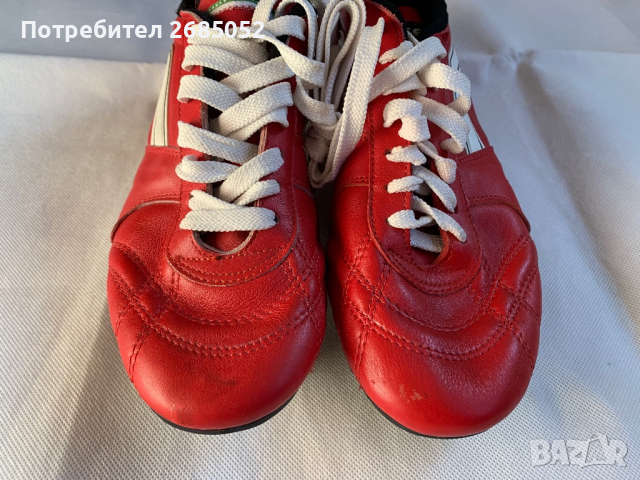 Италиански кожени футболни обувки Severi с шест бутона 41 номер, снимка 2 - Футбол - 45009319