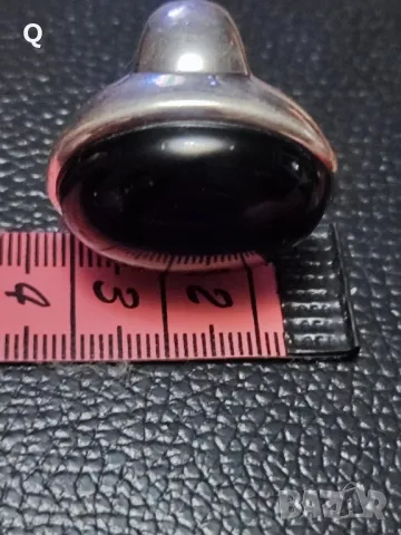 стар сребърен пръстен с камък , снимка 8 - Пръстени - 50276783