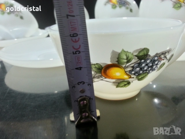 Френски аркопал , снимка 4 - Антикварни и старинни предмети - 42224942