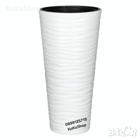 Висока кашпа-Ø 35x69 см./кашпа/висока пластмасова кашпа