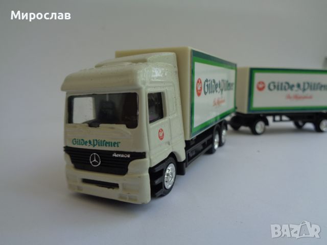  H0 1/87 MERCEDES BENZ ACTROS ТИР КАМИОН МОДЕЛ, снимка 2 - Колекции - 46405787