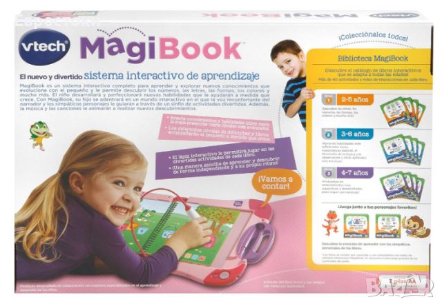 Детска интерактивна книга VTech Magibook с магическа писалка, снимка 5 - Образователни игри - 45266272