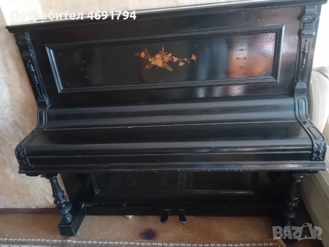 Немско пиано Hagspiel & Comp. Dresden, снимка 7 - Пиана - 52893886