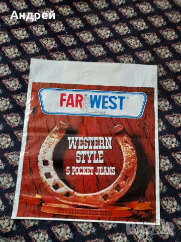 Стара найлонова торбичка Far West, снимка 2 - Други ценни предмети - 48521212