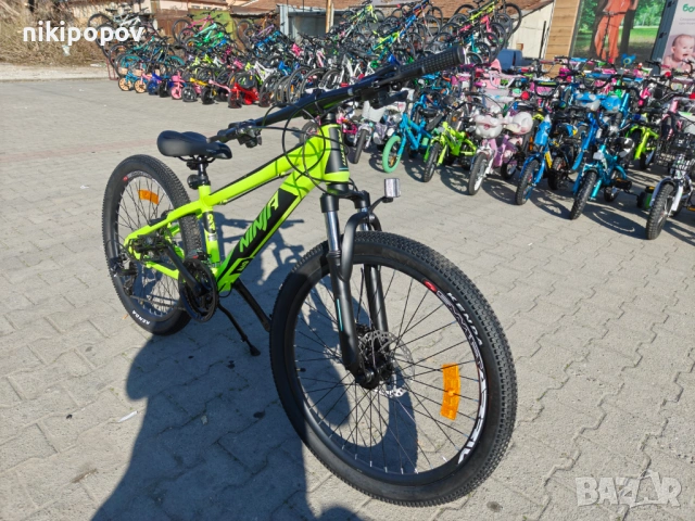 PASSATI Алуминиев велосипед 24" NINJA жълт, снимка 5 - Велосипеди - 53830681