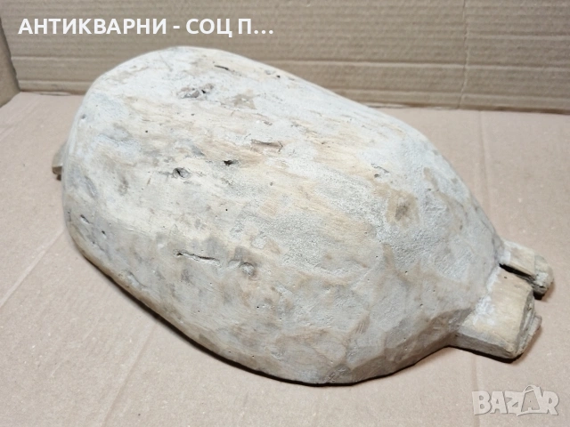 Старинна Ръчно Изработена Дървена Купа За Брашно. / 18' Век. / НОМЕР 1601., снимка 6 - Антикварни и старинни предмети - 53670223