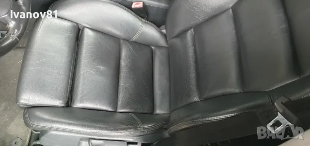 Кожен салон Ауди а4 б6 Топ Състояние рекаро Ауди а4 предни задни седалки Audi A4 B6 8E leather seats, снимка 2 - Части - 49102938