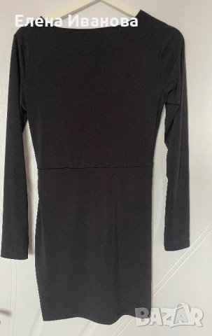 Черна рокля за повод , снимка 3 - Рокли - 53654983