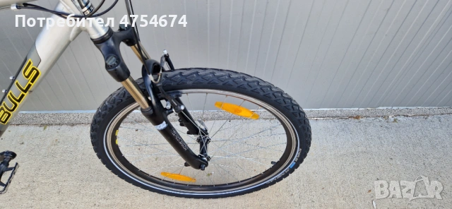 Алуминиев велосипед BULLS колело 26", снимка 6 - Велосипеди - 53808326