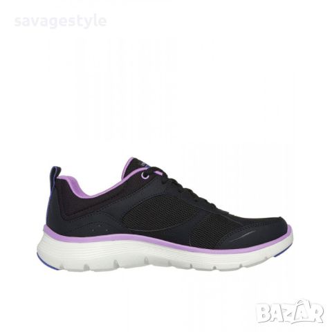 SKECHERS Flex Appeal 5 Fresh Touch Shoes Black/Purple, снимка 2 - Маратонки - 46618241