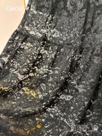 Черна дантелена пола, снимка 4 - Поли - 53834861