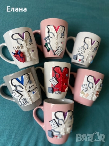 Чаши с полимерна глина, снимка 18 - Ръчно изработени сувенири - 38459326