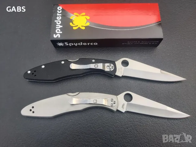 Сгъваем нож Spyderco Police 4 два модела, снимка 2 - Ножове - 49252228