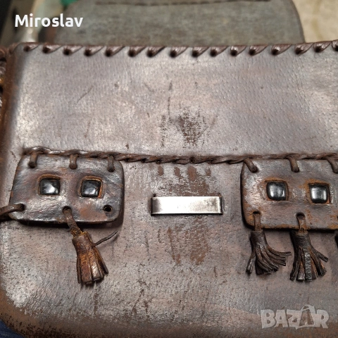 стара кожена чанта , снимка 5 - Чанти - 54151312