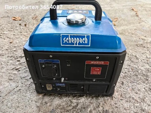 Scheppach sg 1200 инверторен агрегат, снимка 1 - Генератори - 47528734