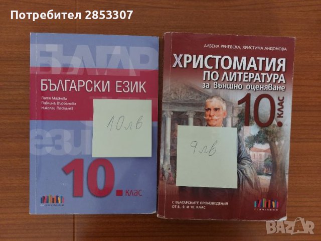 Продавам учебници за 10 клас , снимка 1