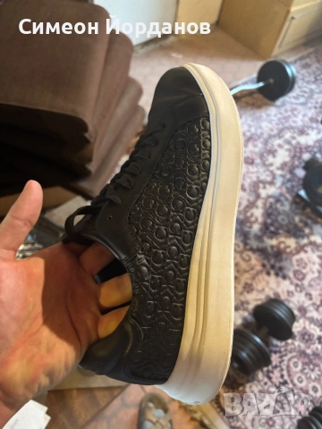 Оригинални сникърси от естествена кожа Calvin Klein, снимка 2 - Спортно елегантни обувки - 51798500