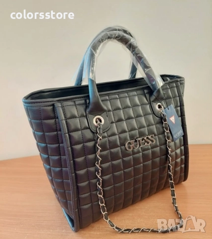 Черна чанта Guess/SG108x, снимка 4 - Чанти - 51680014