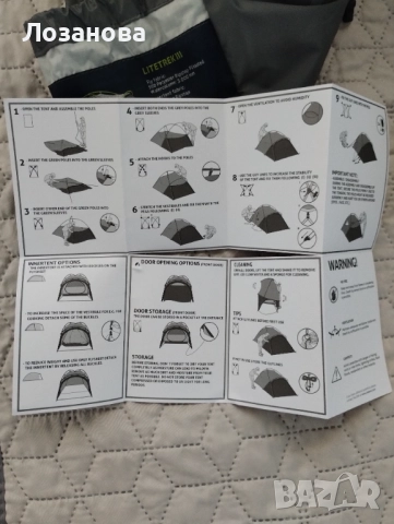 Трекинг палатка Salewa Litetreck III, чисто нова, снимка 12 - Палатки - 52235536