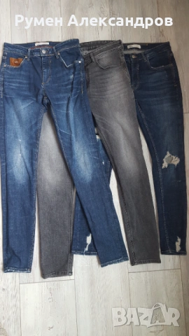 Мъжки дънки размер S за младеж с р-р W30 L30 в лот от 3 броя, снимка 3 - Дънки - 53940364