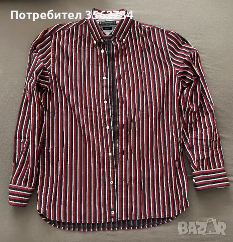 Оригинална мъжка риза Tommy Hilfiger, снимка 1 - Ризи - 47532556