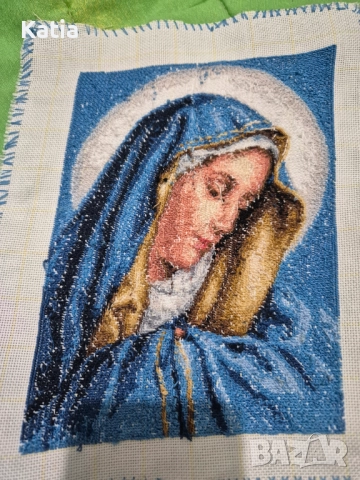 Мадона Долороса, снимка 2 - Гоблени - 51468770