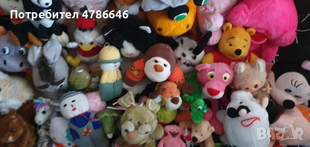 Голям лот плюшени играчки лябубу, мини маус, Шрек и др, снимка 5 - Плюшени играчки - 54133287