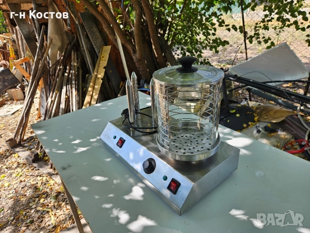 Ход Дог машина със 2бр. работещи Шишове със стъклен буркан Цена 350лв., снимка 3 - Обзавеждане на кухня - 51952886