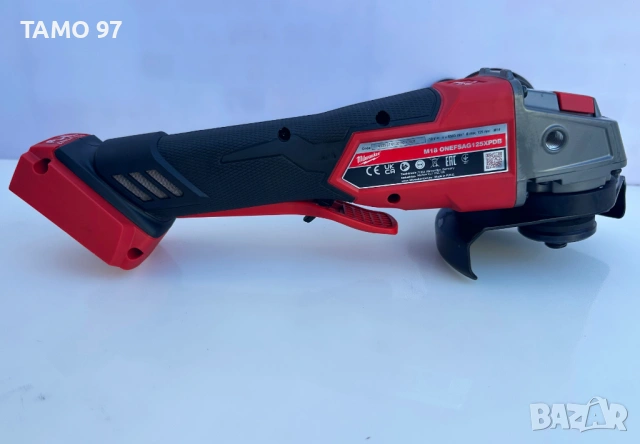 Milwaukee M18 ONEFSAG125XPDB - Безчетков ъглошлайф 18V неразличим от нов!, снимка 5 - Ъглошлайфи - 53168754