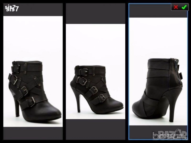 нови елегантни боти цвят грей внос от Англия 20лв.