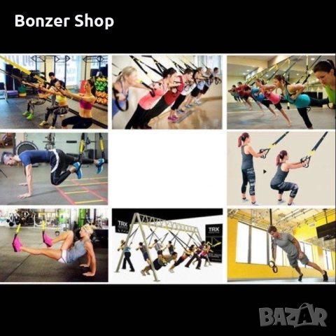 Мултифункционален фитнес уред с ленти, снимка 5 - Фитнес уреди - 52170670