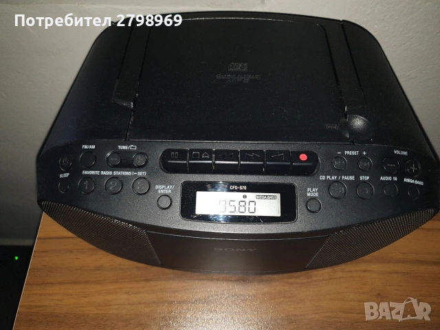SONY, CD.RADIO.CASSETTE.CFD-S70, снимка 5 - Аудиосистеми - 54206129