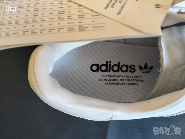 Маратонки adidas ест.кожа Размер 38,5, снимка 6 - Маратонки - 51786099